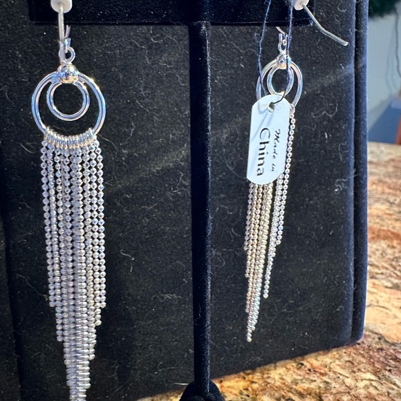 JCM Sterling silver chandelier earrings - Picture 5 of 8